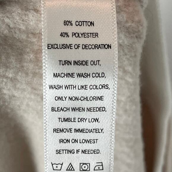 Morning Sun Vintage double collar embroidered beaded Christmas owl sweatshirt - Picture 7 of 8